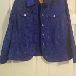 Ruby Rd. Coblat Blue Jacket
